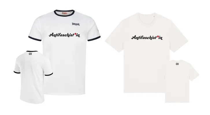 Zeigt Haltung mit unserem neuen Shirt 