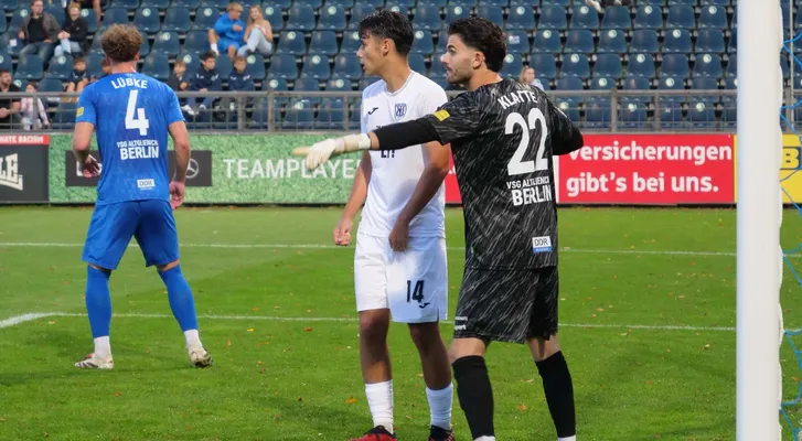 Deutliche 1:2-Niederlage gegen die VSG Altglienicke
