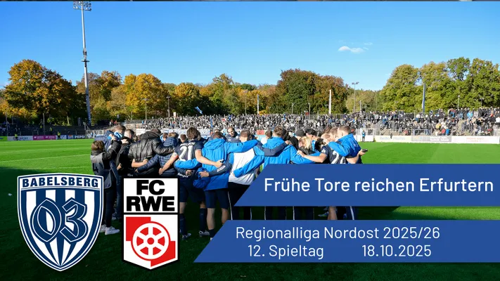 Frühe Tore reichen Erfurtern | #nulldreitv