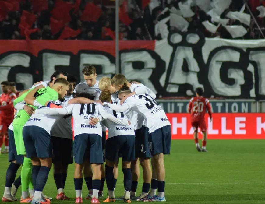 Punkteteilung in Halle