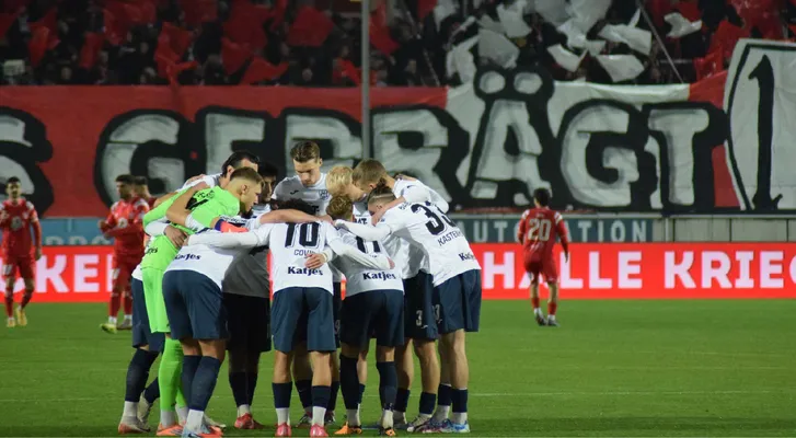 Punkteteilung in Halle