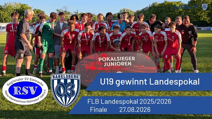 U19 gewinnt Landespokal