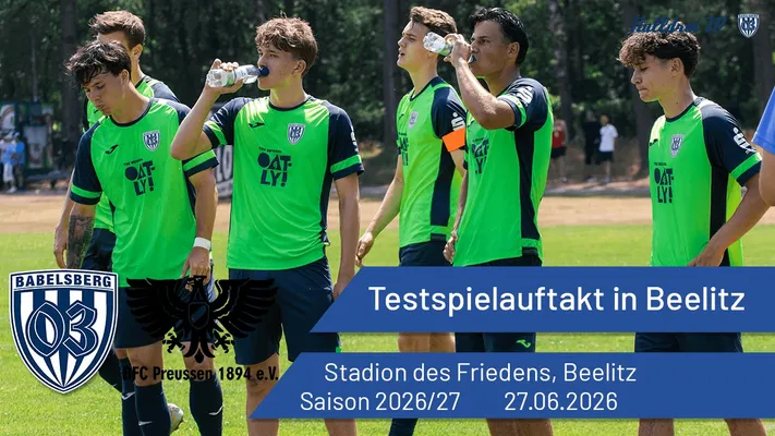 Testspielauftakt in Beelitz