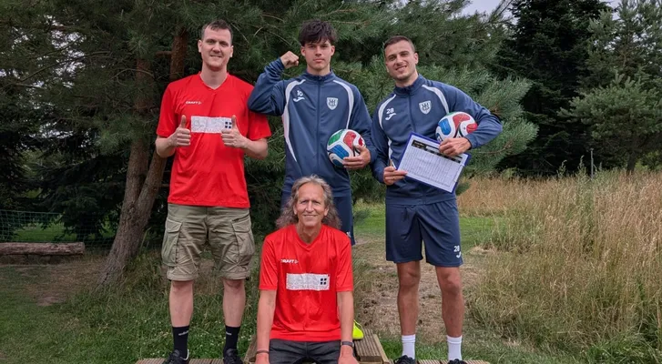 Sponsorentreff beim Fussballgolf