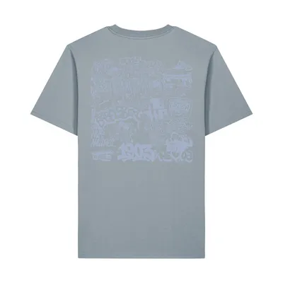 T-Shirt Graffiti Mistery Grey