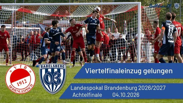 Viertelfinaleinzug gelungen