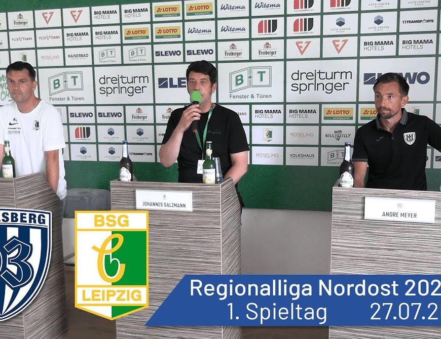Pressekonferenz: BSG Chemie Leipzig vs. Babelsberg 03 | #nulldreitv | Saison 2024/25
