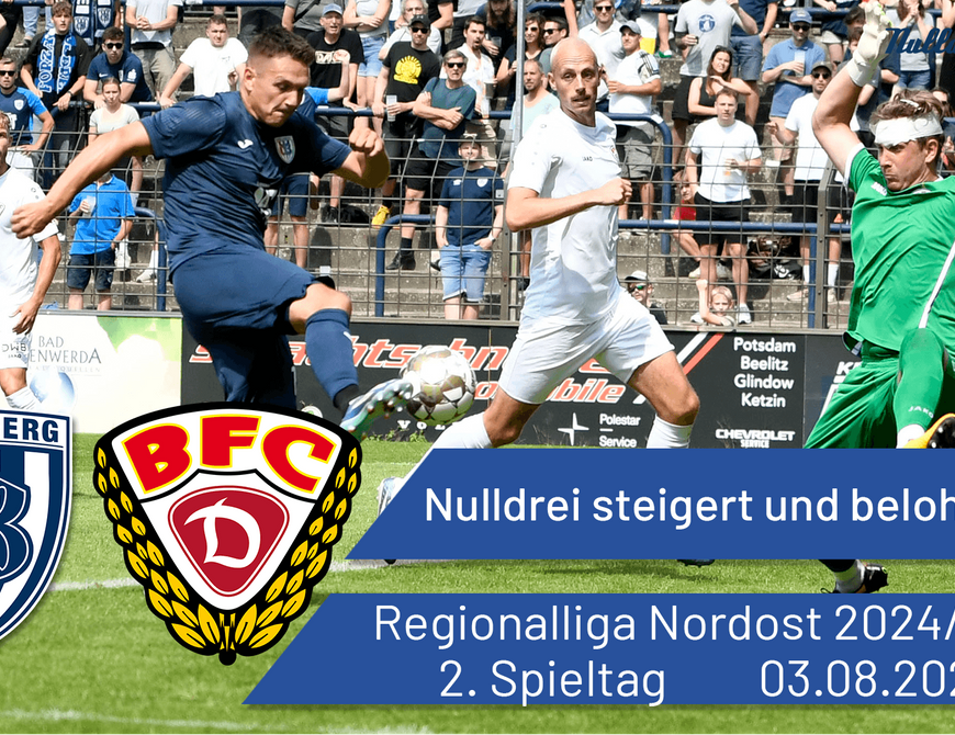 Nulldrei steigert und belohnt sich | Babelsberg 03 vs. BFC Dynamo | #nulldreitv | Saison 2024/25