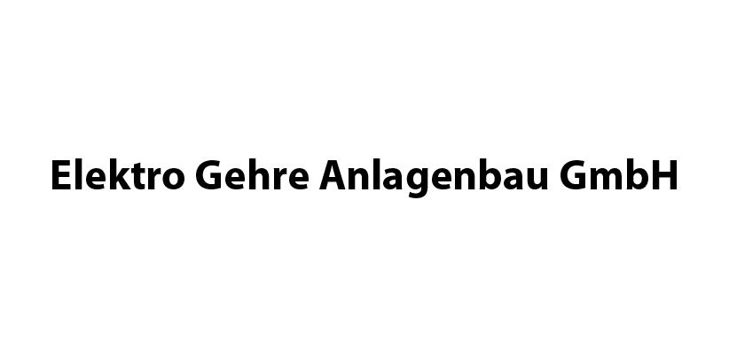 Unterstützerclub - Elektro Gehre Anlagenbau GmbH
