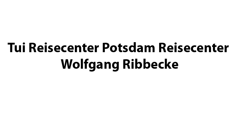 Unterstützerclub - Tui Reisecenter Potsdam Reisecenter Wolfgang Ribbecke