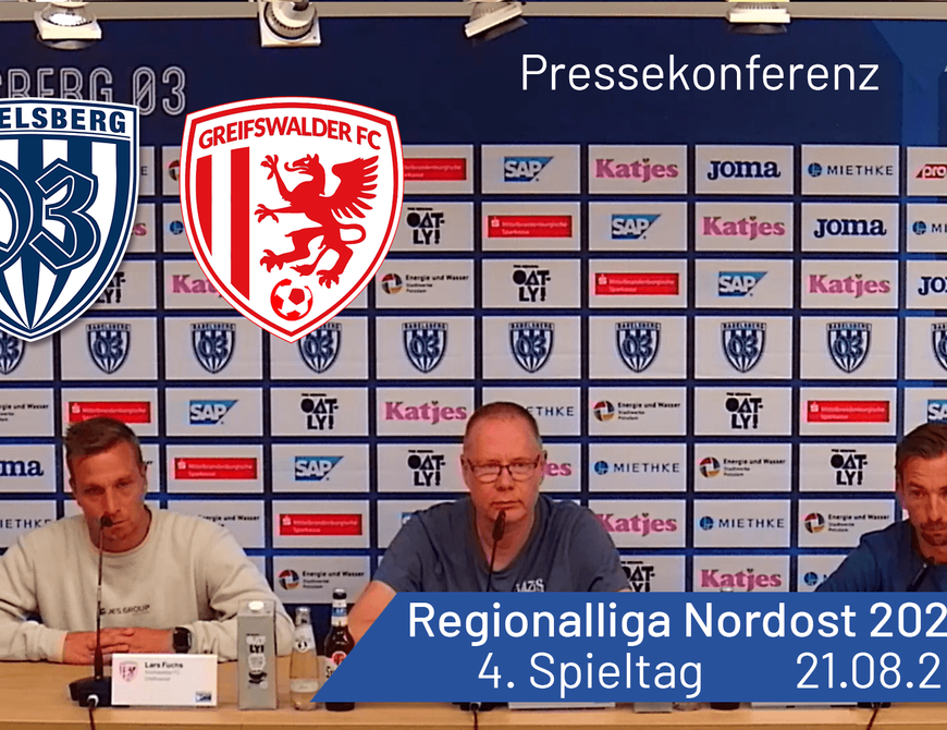 Pressekonferenz: Babelsberg 03 vs. Greifswalder FC | #nulldreitv | Saison 2024/25