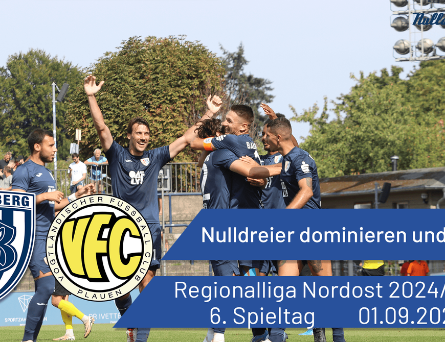 Nulldreier dominieren und siegen | Babelsberg 03 vs. VFC Plauen | #nulldreitv | Saison 2024/25