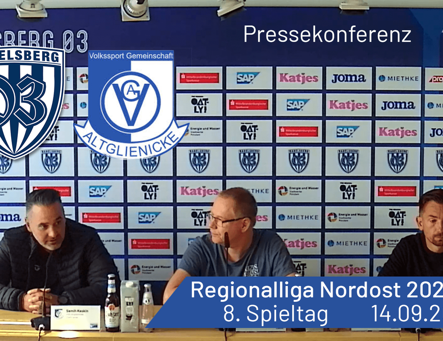 Pressekonferenz: Babelsberg 03 vs. VSG Altglienicke | #nulldreitv | Saison 2024/25