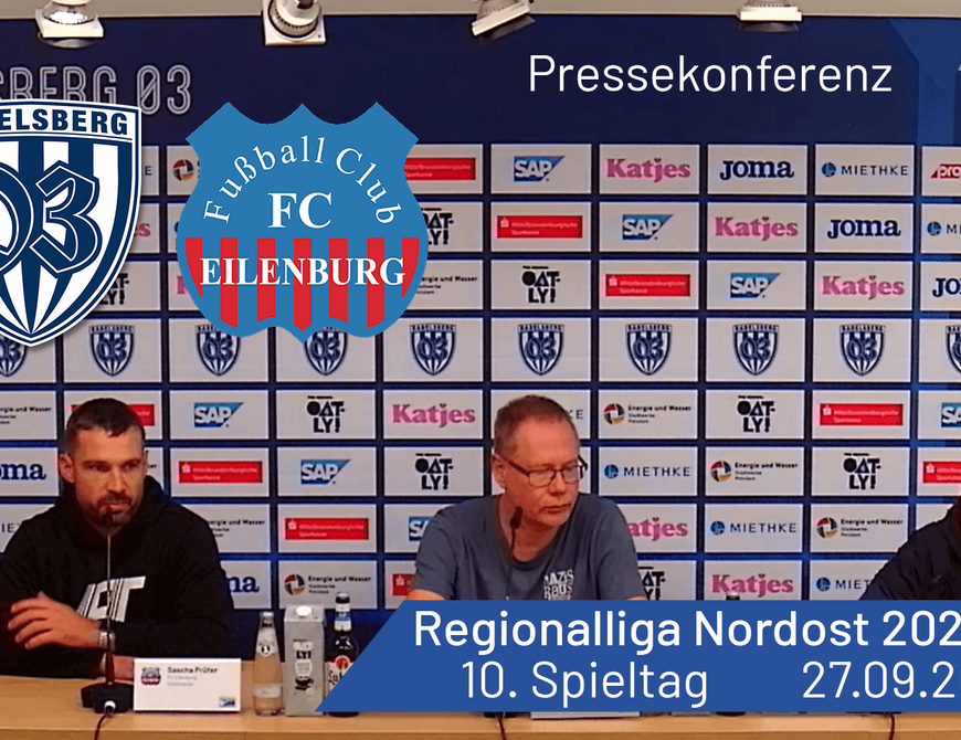 Pressekonferenz: Babelsberg 03 vs. FC Eilenburg | #nulldreitv | Saison 2024/25