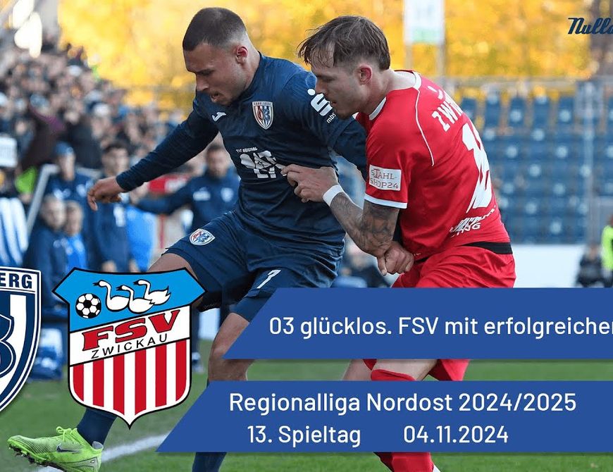 03 glücklos - FSV mit erfolgreichen Kontern | Babelsberg 03 vs. FSV Zwickau | #nulldreitv | Saison 2024/25