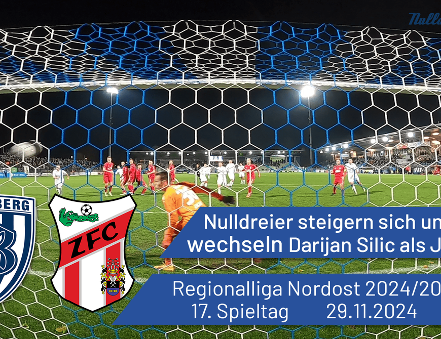 Nulldreier steigern sich und wechseln Darijan Silic als Joker ein | Babelsberg 03 vs. ZFC Meuselwitz | #nulldreitv | Saison 2024/25