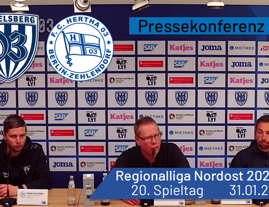Pressekonferenz: Babelsberg 03 vs. Hertha 03 Zehlendorf | #nulldreitv | Saison 2024/25