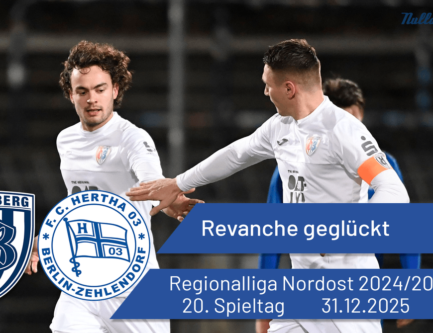 Revanche geglückt | Babelsberg 03 vs. Hertha 03 Zehlendorf | #nulldreitv | Saison 2024/25