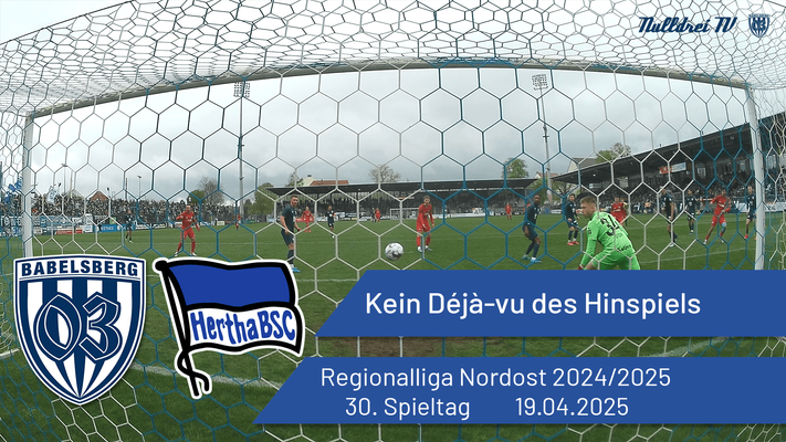 Kein Déjà-vu des Hinspiels | Babelsberg 03 vs. Hertha BSC II | #nulldreitv | Saison 2024/25