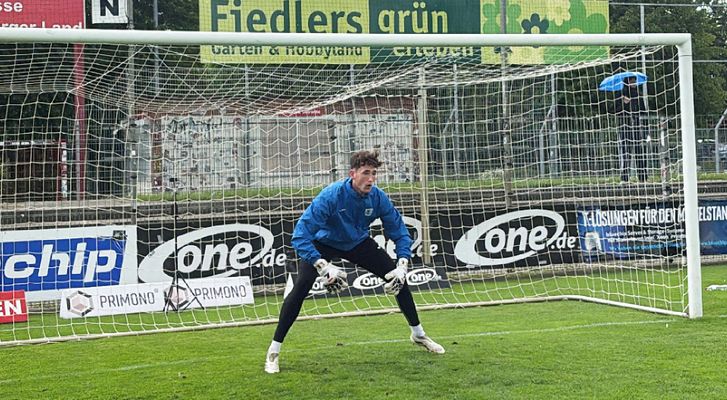 Regionalliga-Debüt von U19 Talent, Lenn Nernheim